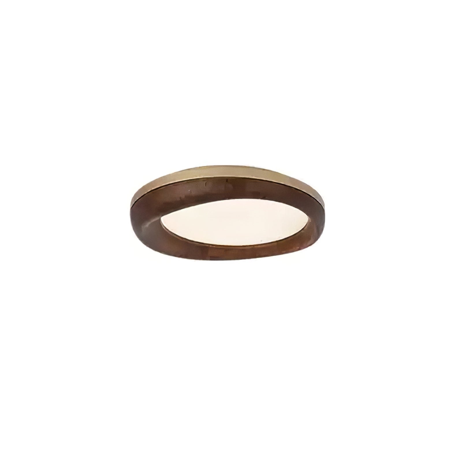 Eurtheara Organic Wood Glass Ceiling Light - Blowlighting