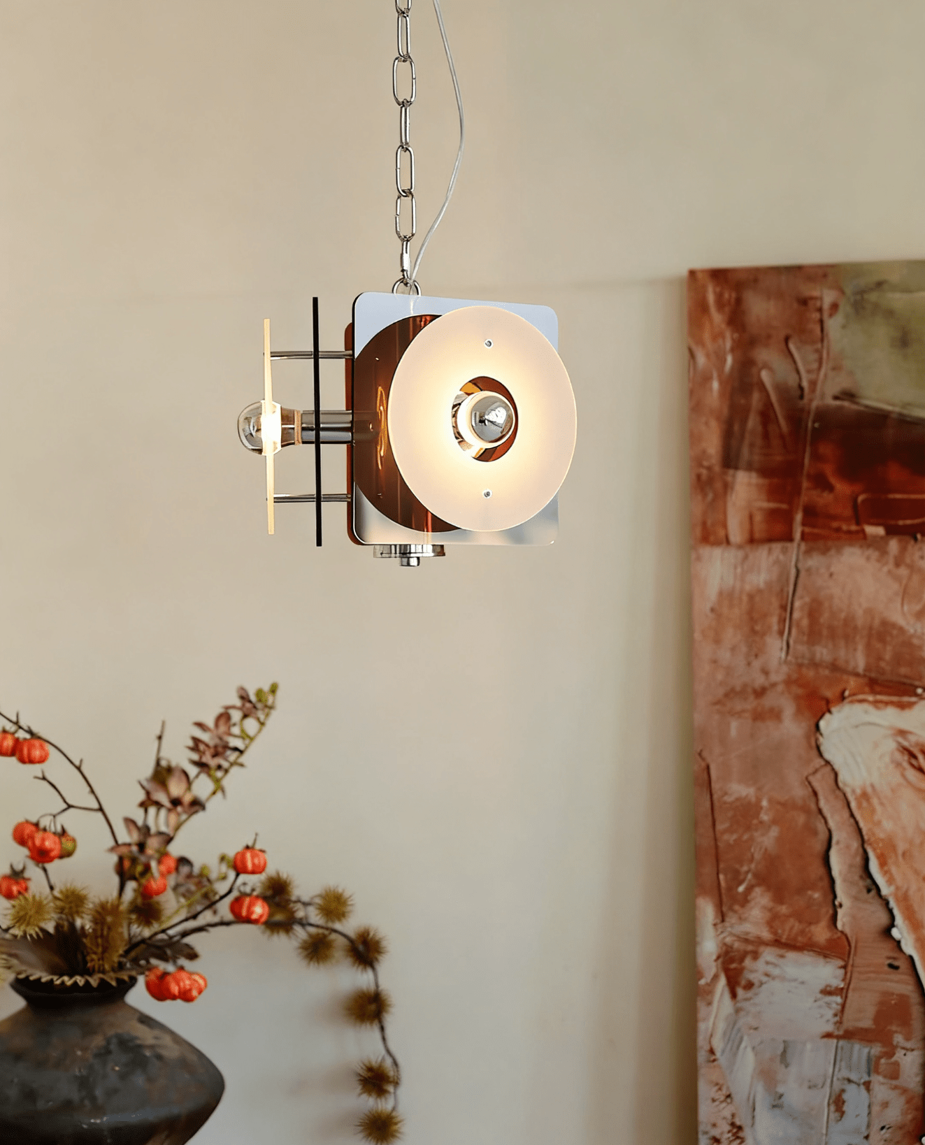 Zerina Suspension Futuriste Élégante Chaleureuse