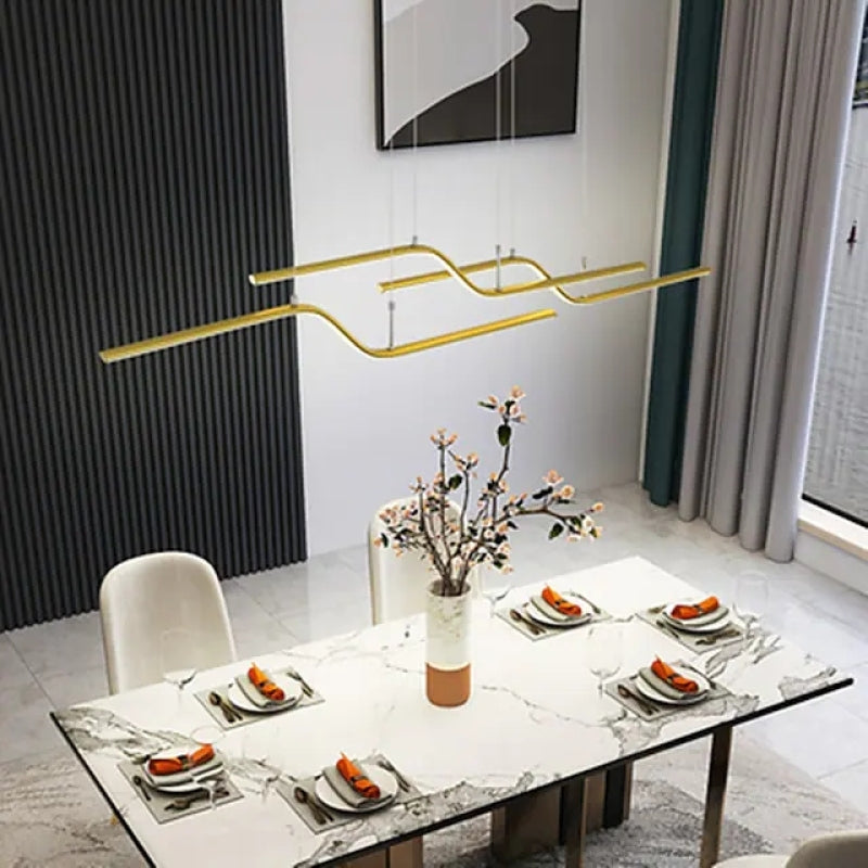 Arisha Luminaires suspension Linéaire Pour Salle À Manger