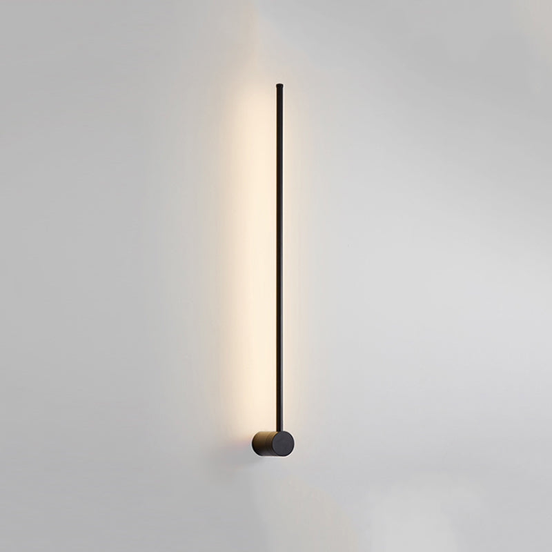 Ray Applique Murale d'Extérieur Minimaliste Linéaire LED, Métal, Noir, Jardin