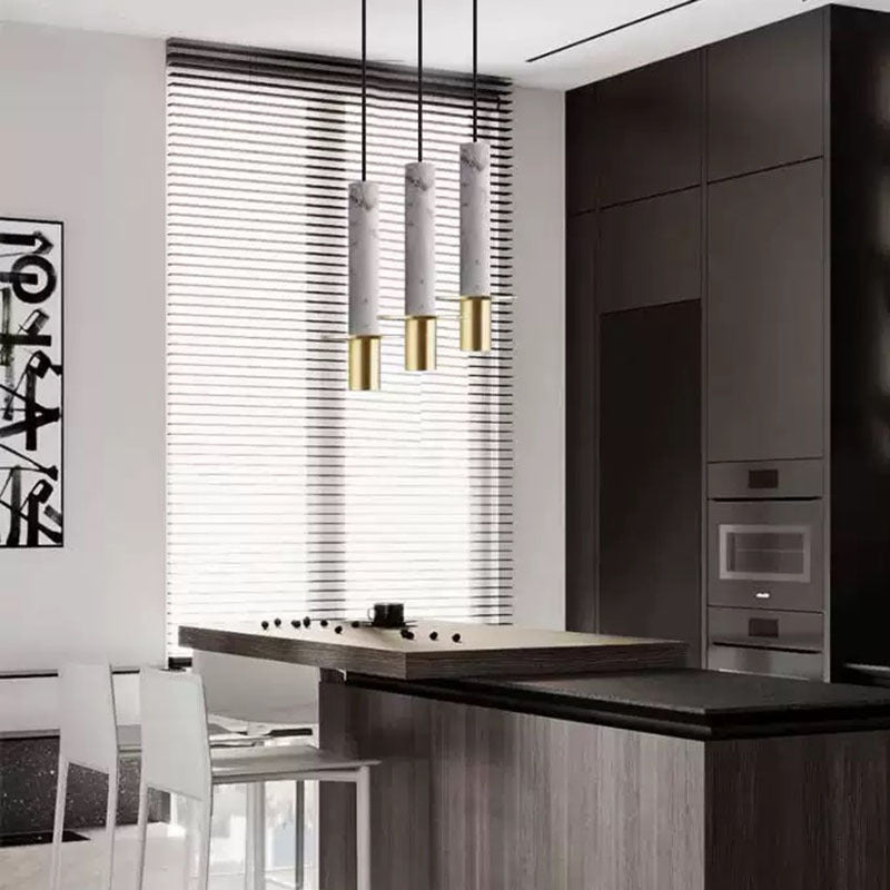 Valentina Luminaires Suspensions Marbre Moderne Design Italien Salle à Manger