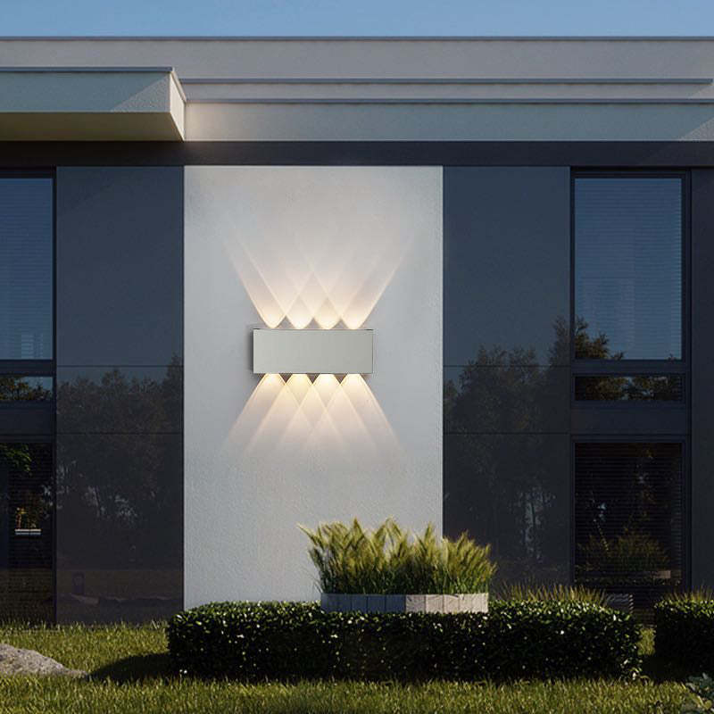 Ray Applique Murale Rectangulaire Moderne Noir/Blanc, Corridor