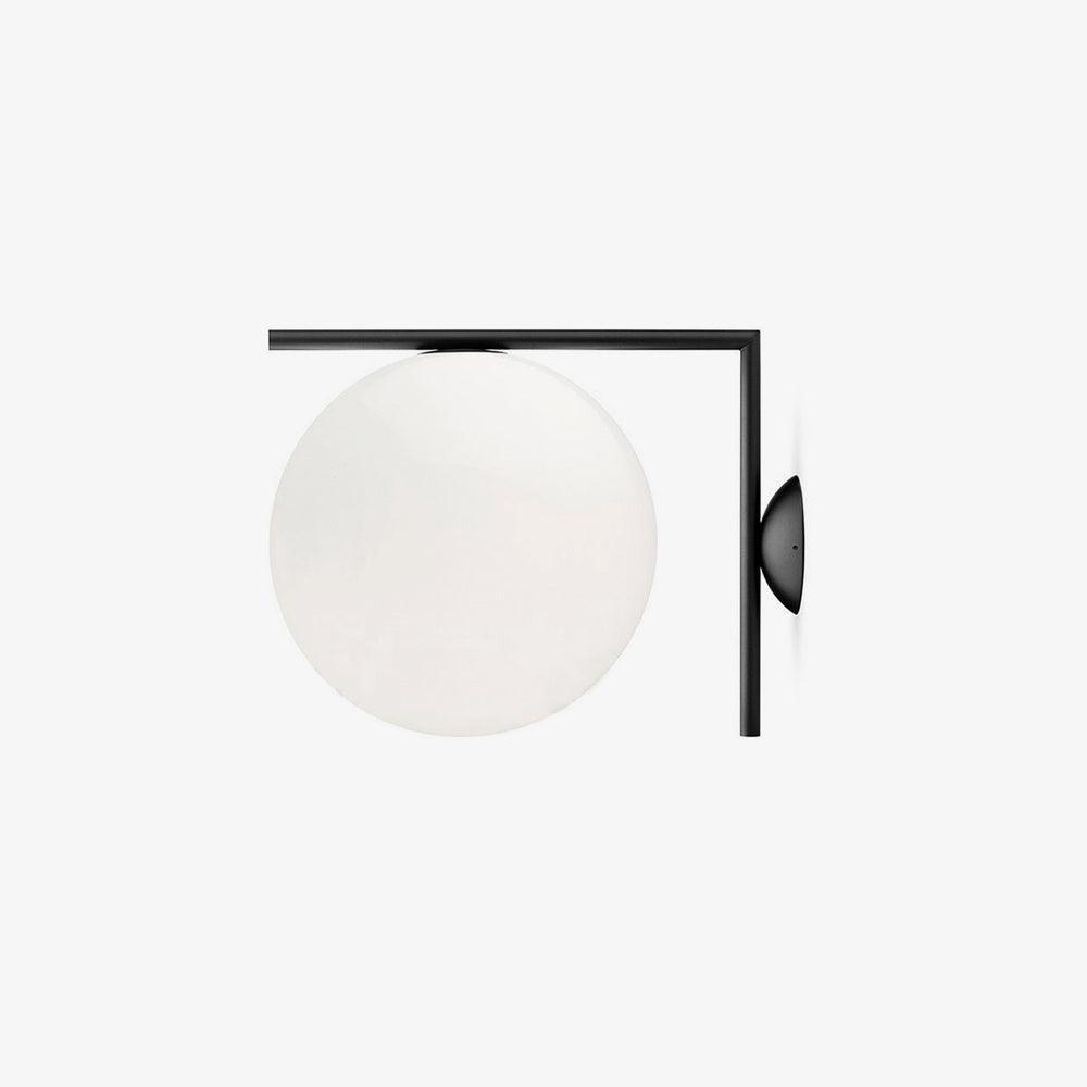 Blown Glass Opal Glass Wall Lamp - Blowlighting