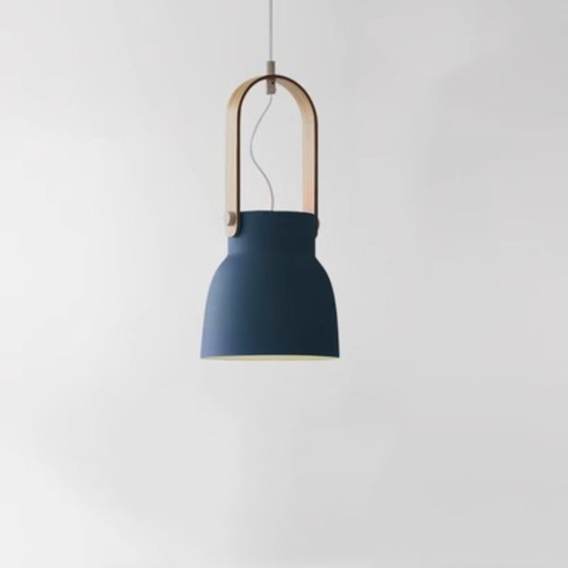 Valentina Vintage Suspension Noir/Orange Métal/Bois Chambre à coucher