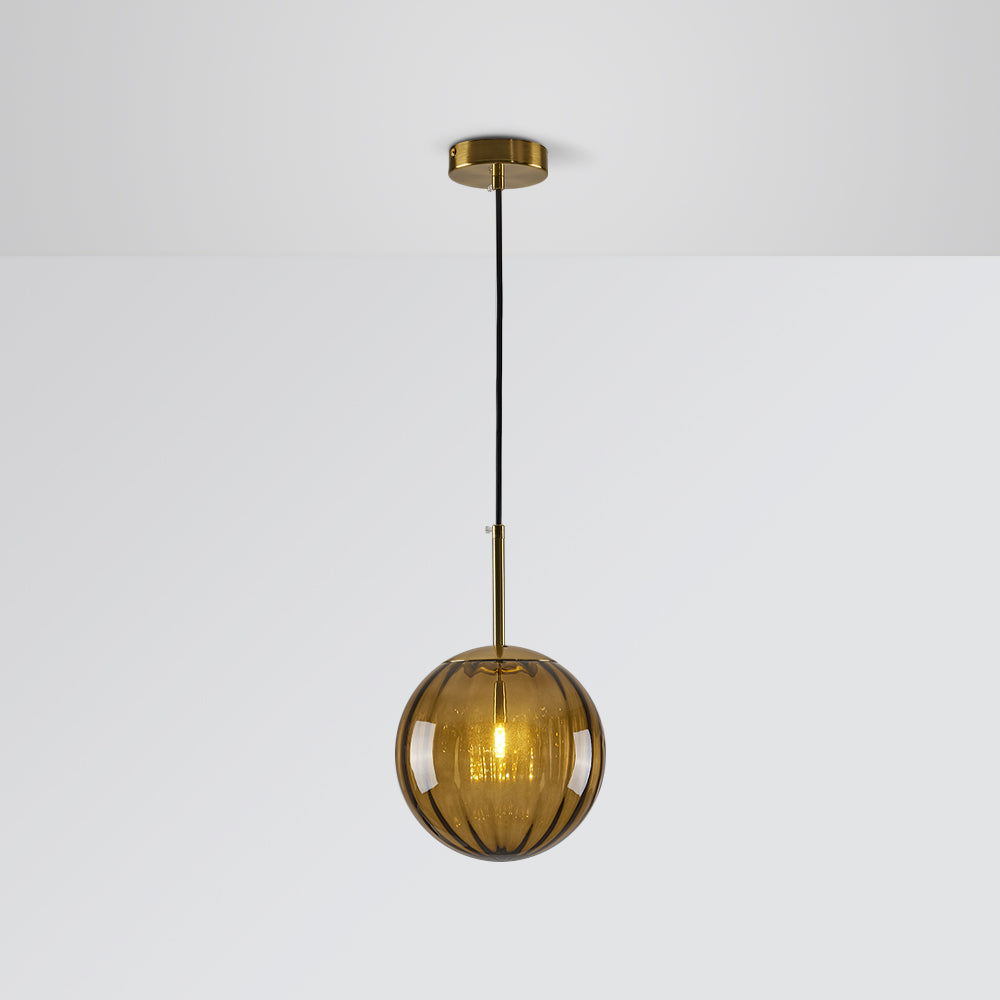 Valentina Suspension Boule Moderne, Métal/Verre