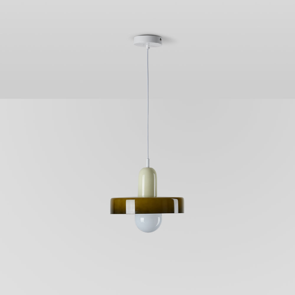 Valentina Suspension Ronde Vintage Verre Salon