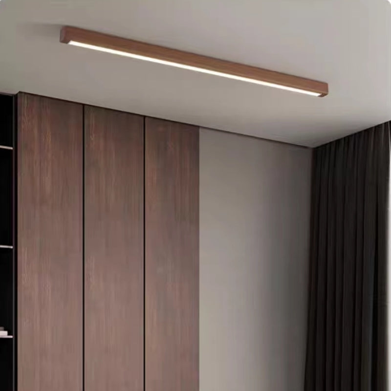Ray Plafonnier Longue Linéaire Simple, Bois, Couloir/Chambre