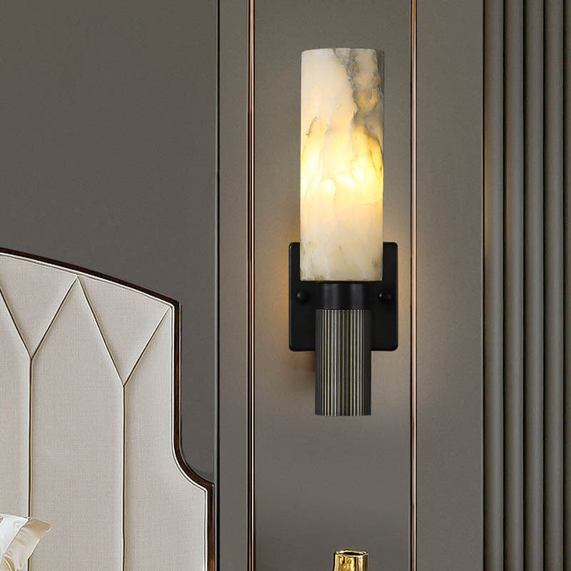 Arisha Applique murale en cuivre de style chinois Lampe de chevet au design créatif de salon