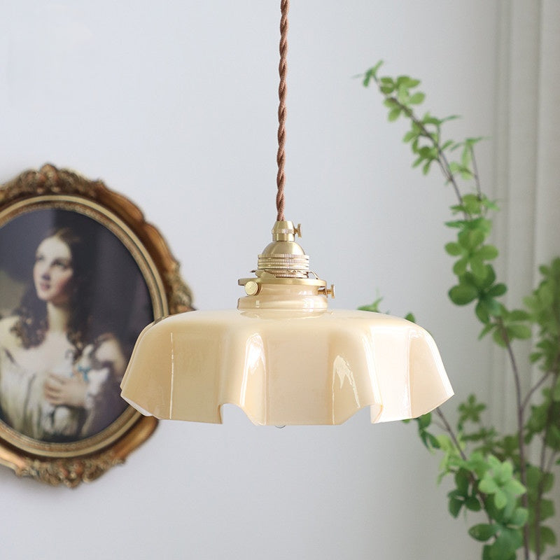 Valentina Vintage LED Suspension Métal/Verre Chambre À Coucher