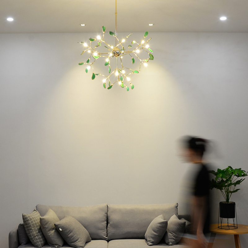 Arisha Lustre Coloré Branche Feuille Design, Salon/Chambre