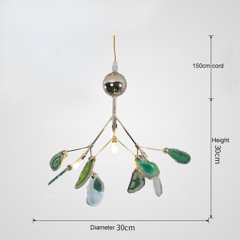 Arisha Lustre Coloré Branche Feuille Design, Salon/Chambre