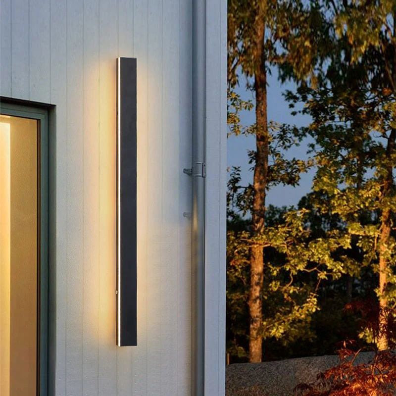 Arisha Applique Murale Extérieur LED Étanche Minimaliste Métal Cour