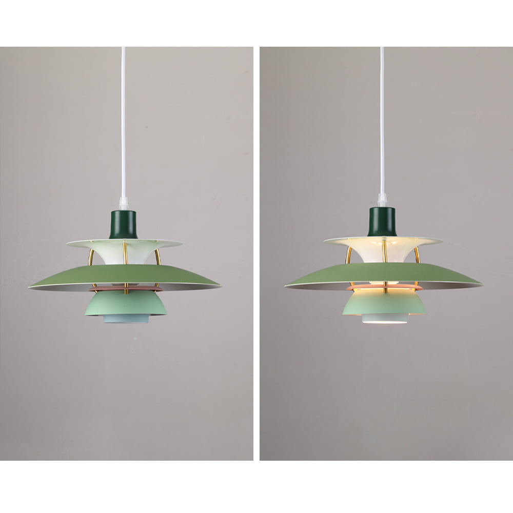 Aria Suspension Macaron avec Abat-Jour, 15 Coloris