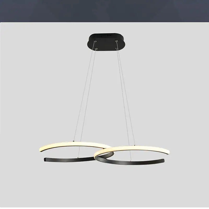 Arisha Luminaires suspension de lumière pendante de l'anneau LED pour la salle à manger