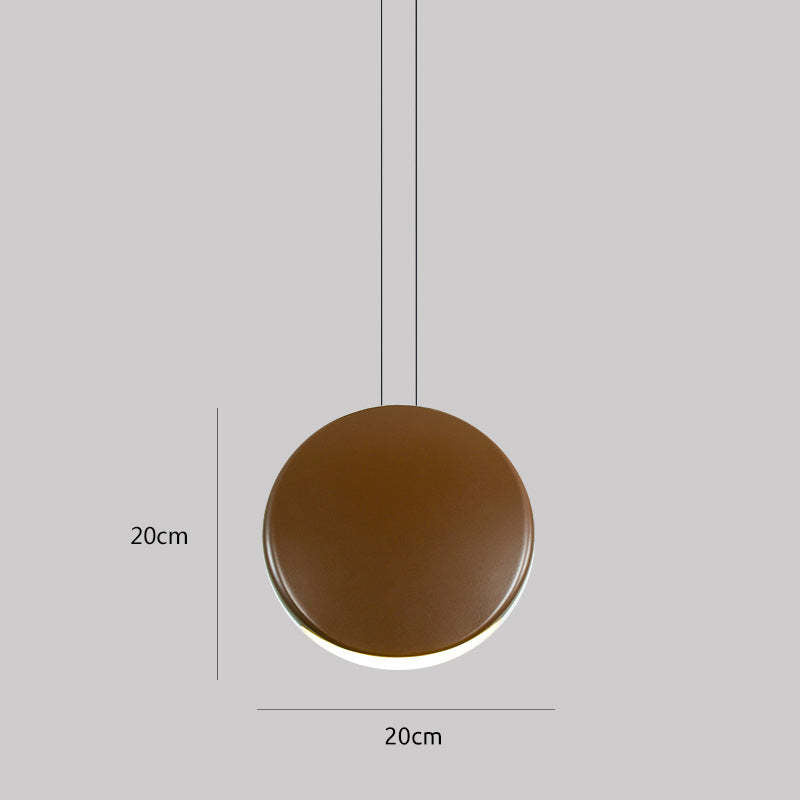 Valentina Suspension Ronde Simple, Métal/Résine, Noir/Vert/Brun/Gris/Blanc, Chambre à Coucher/Bureau