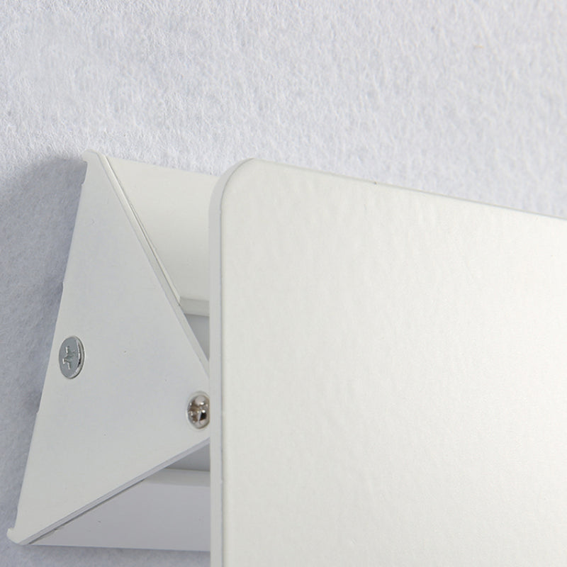 Ray Applique Murale Rectangulaire Moderne, Métal, Blanc, Jardin