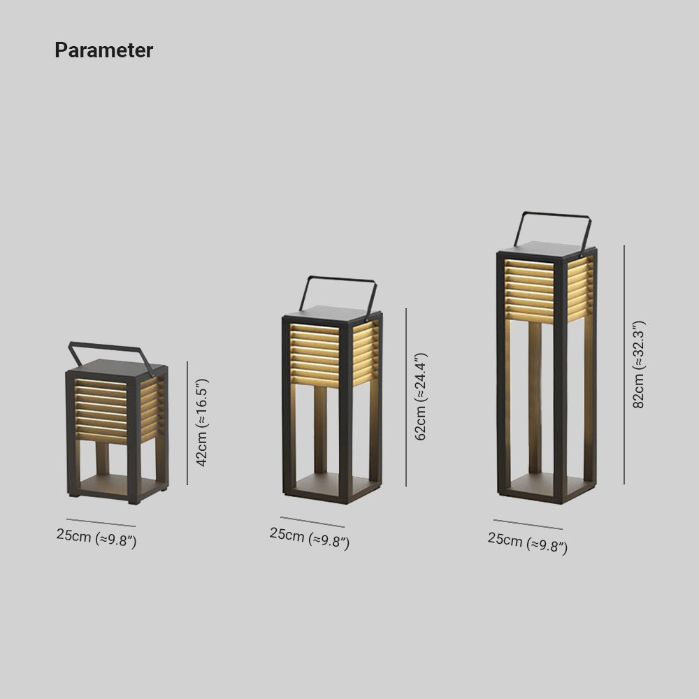 Ray Moderne LED Lampadaire Noir Métal/Acrylique Extérieur Cour