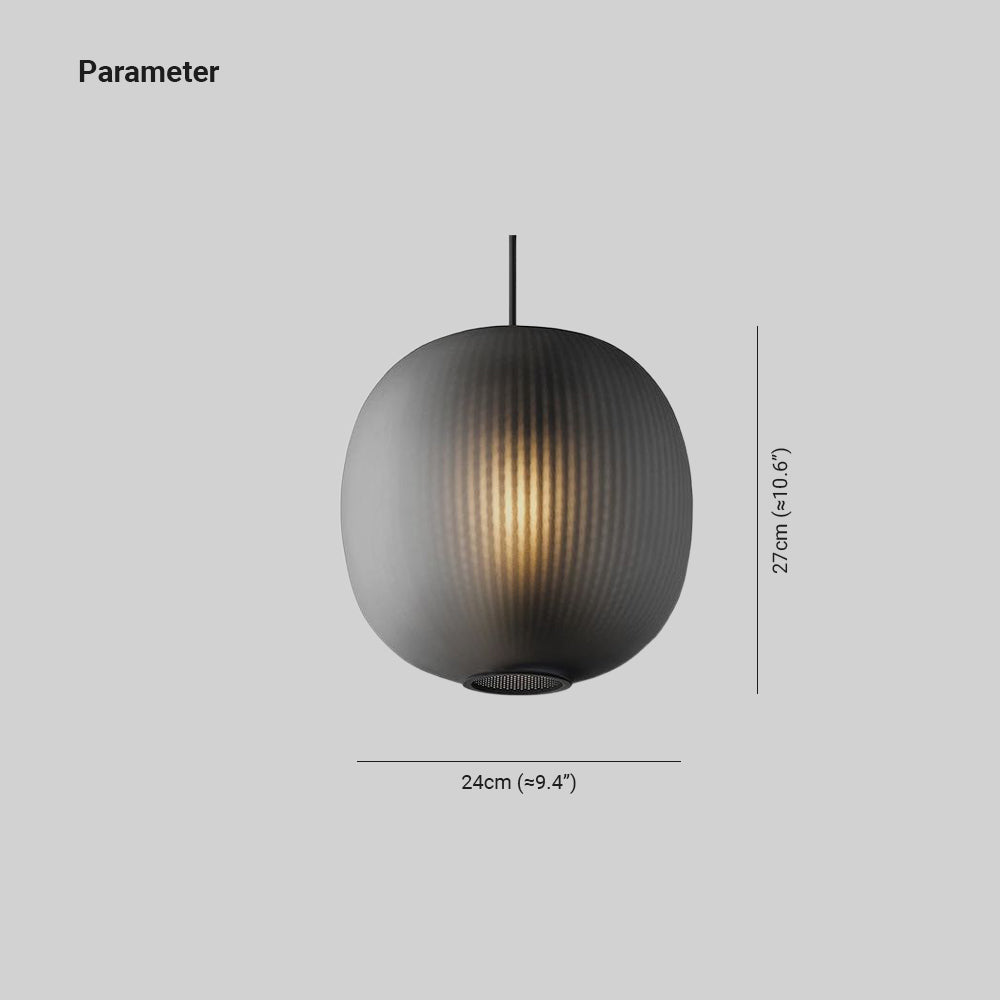 Valentina Design Luminaires Suspensions Globe Moderne Métal/Verre Gris Fumé/Blanc Sablonneux Salon