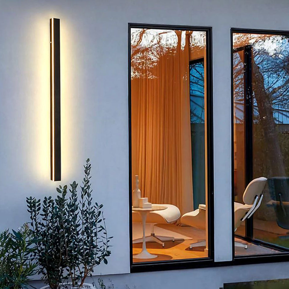 Arisha Applique Murale Extérieur LED Étanche Minimaliste Métal Cour