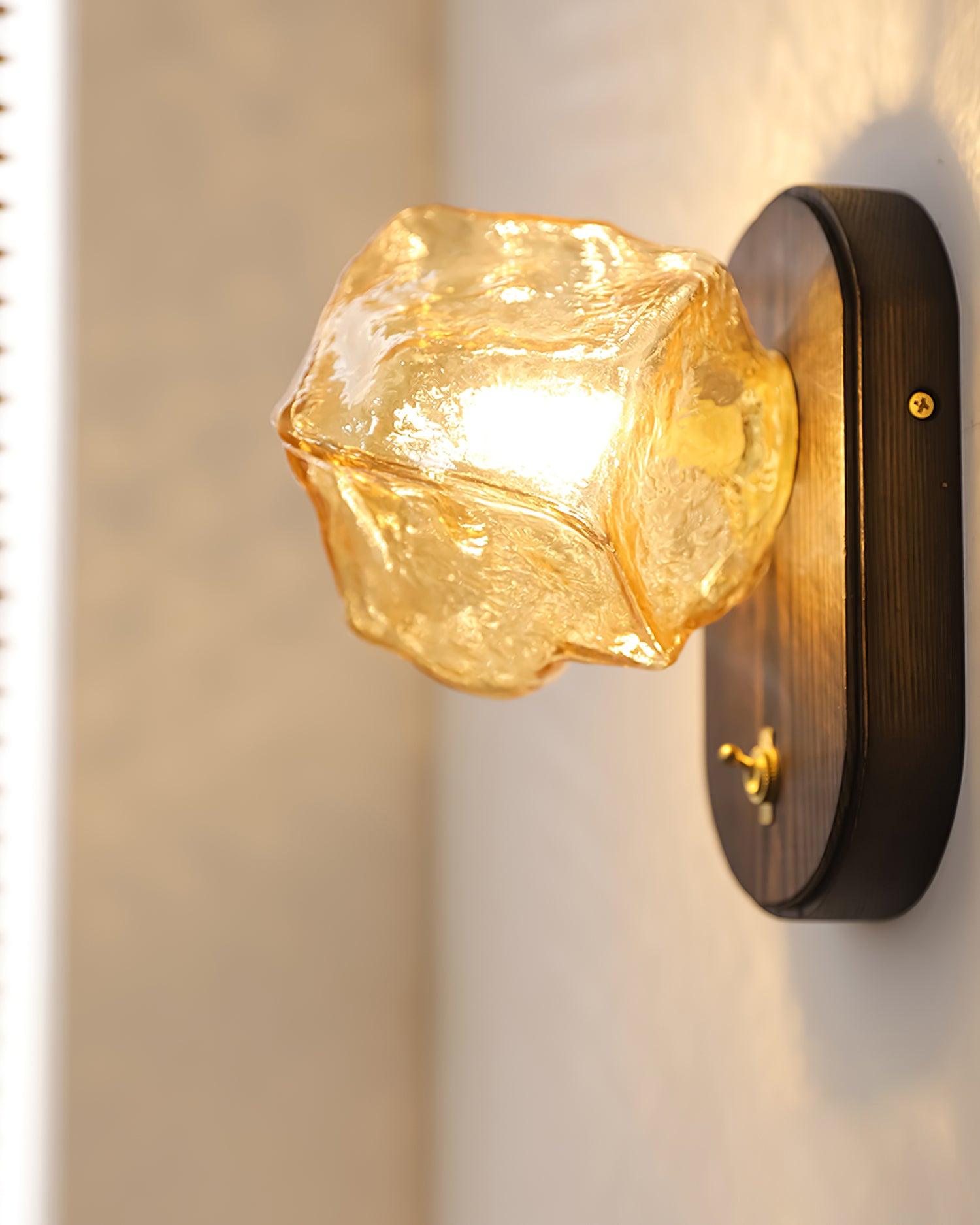 Ice Wall Lamp Cubes Faceted Cube - Letslighting