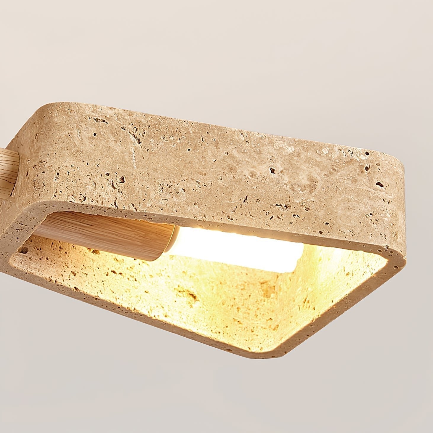 Hedra Travertone Geometric Chandelier - Letslighting