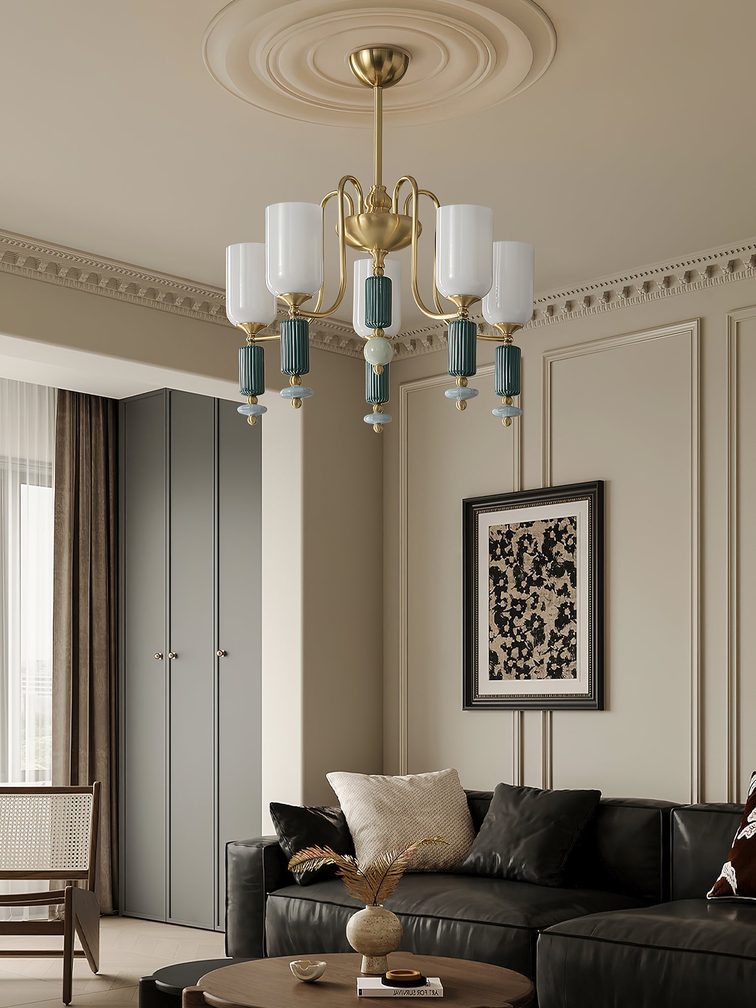 Luceren Ceramic Chandelier - Vakkerlight