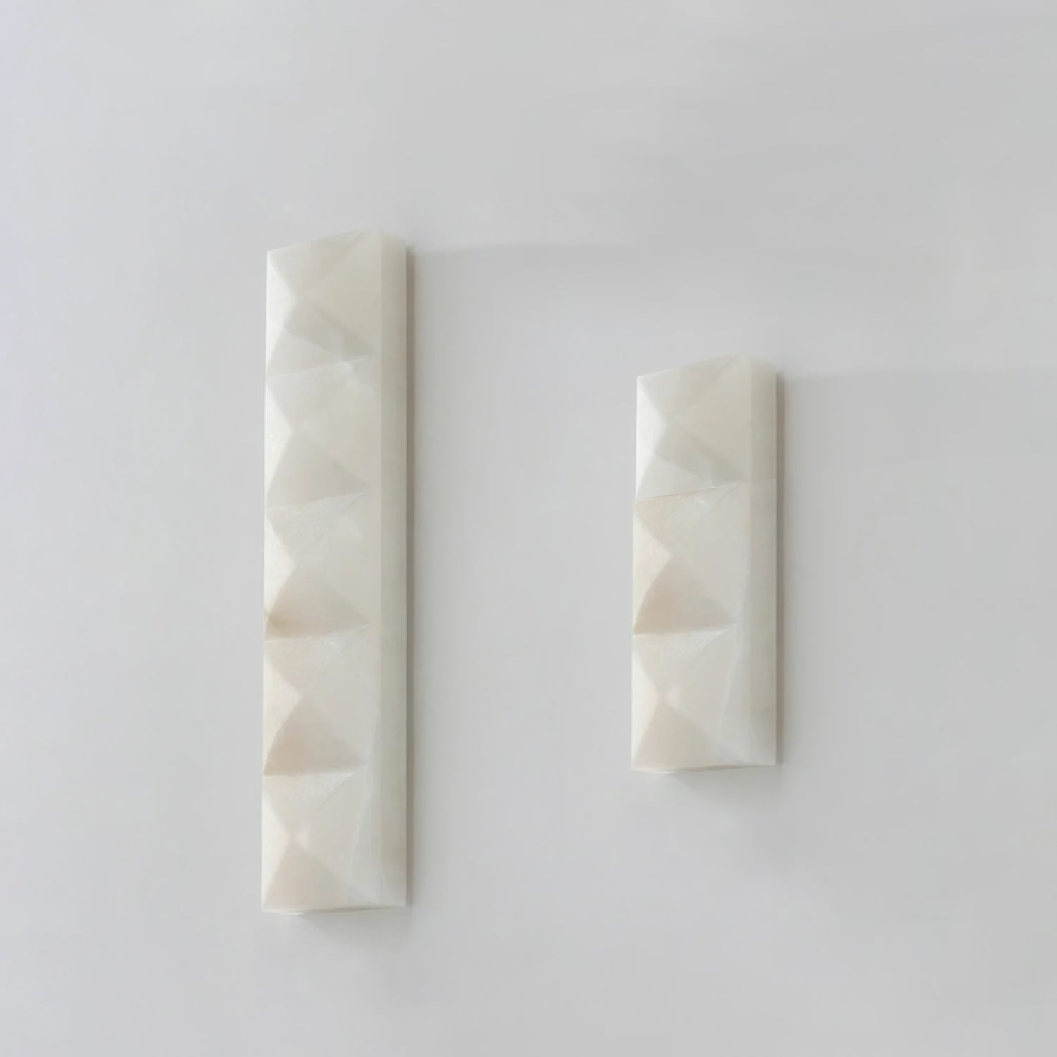 Dione Geometric Alabaster Wall Light - Letslighting