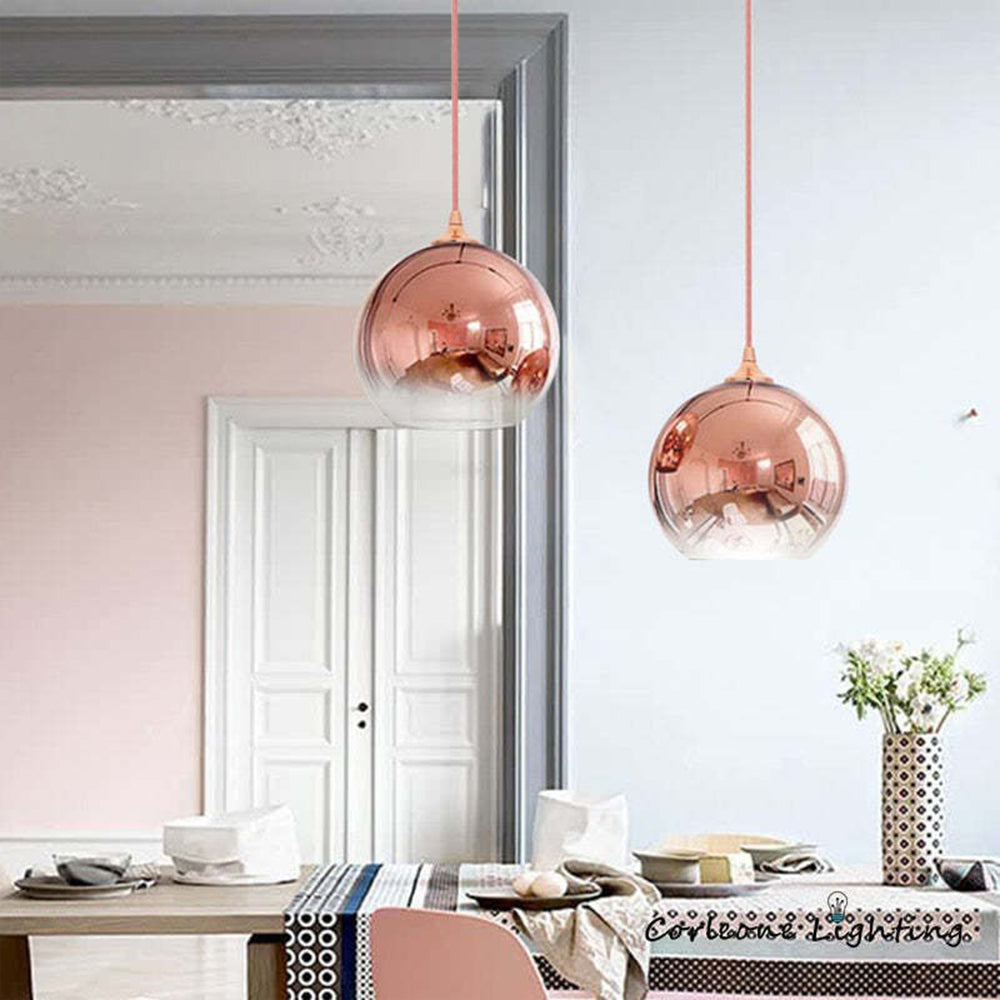 Valentina Lampe Suspendue à Boule de Verre Chambre à Coucher/Salle à Manger