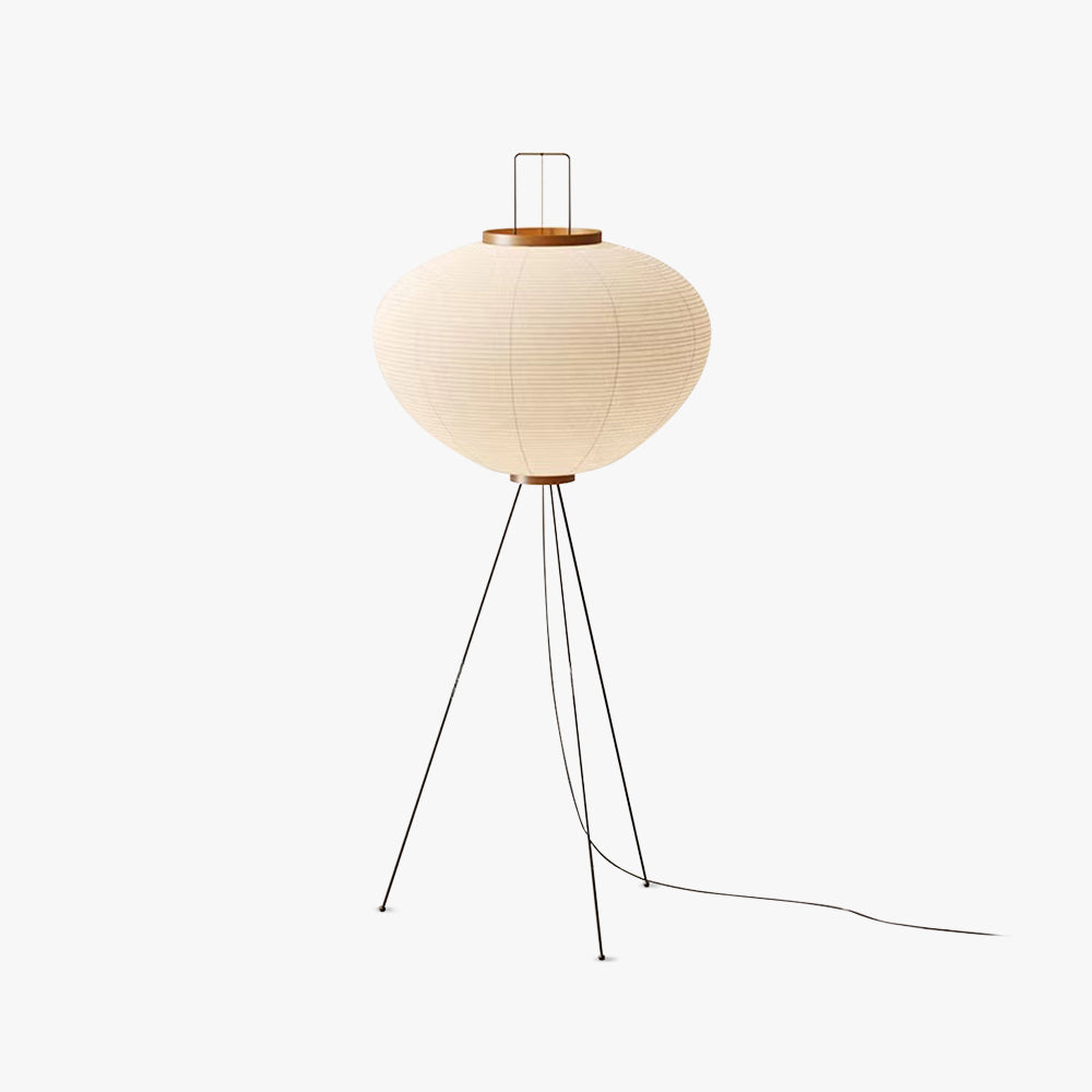 Ritta Design Lampadaire Simple Métal/Papier Blanc Bureau/Salon