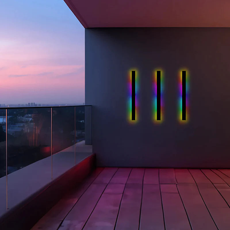 Arisha Applique Murale Extérieur LED Étanche Minimaliste Métal Cour