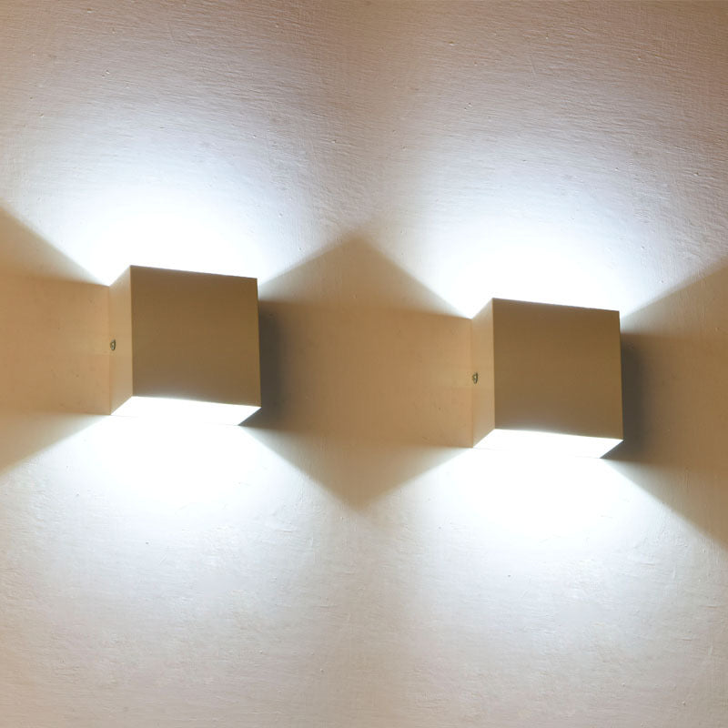Ray Applique Murale Carrrée Minimaliste Intérieur/Extérieur