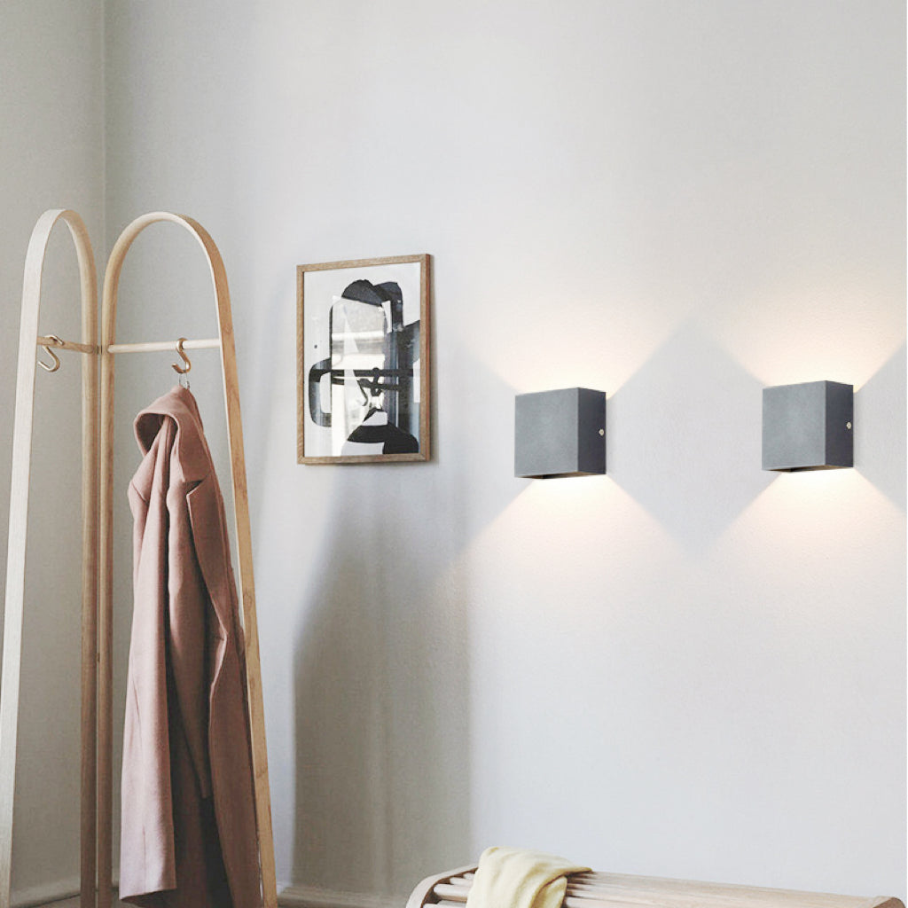 Ray Applique Murale Carrrée Minimaliste Intérieur/Extérieur