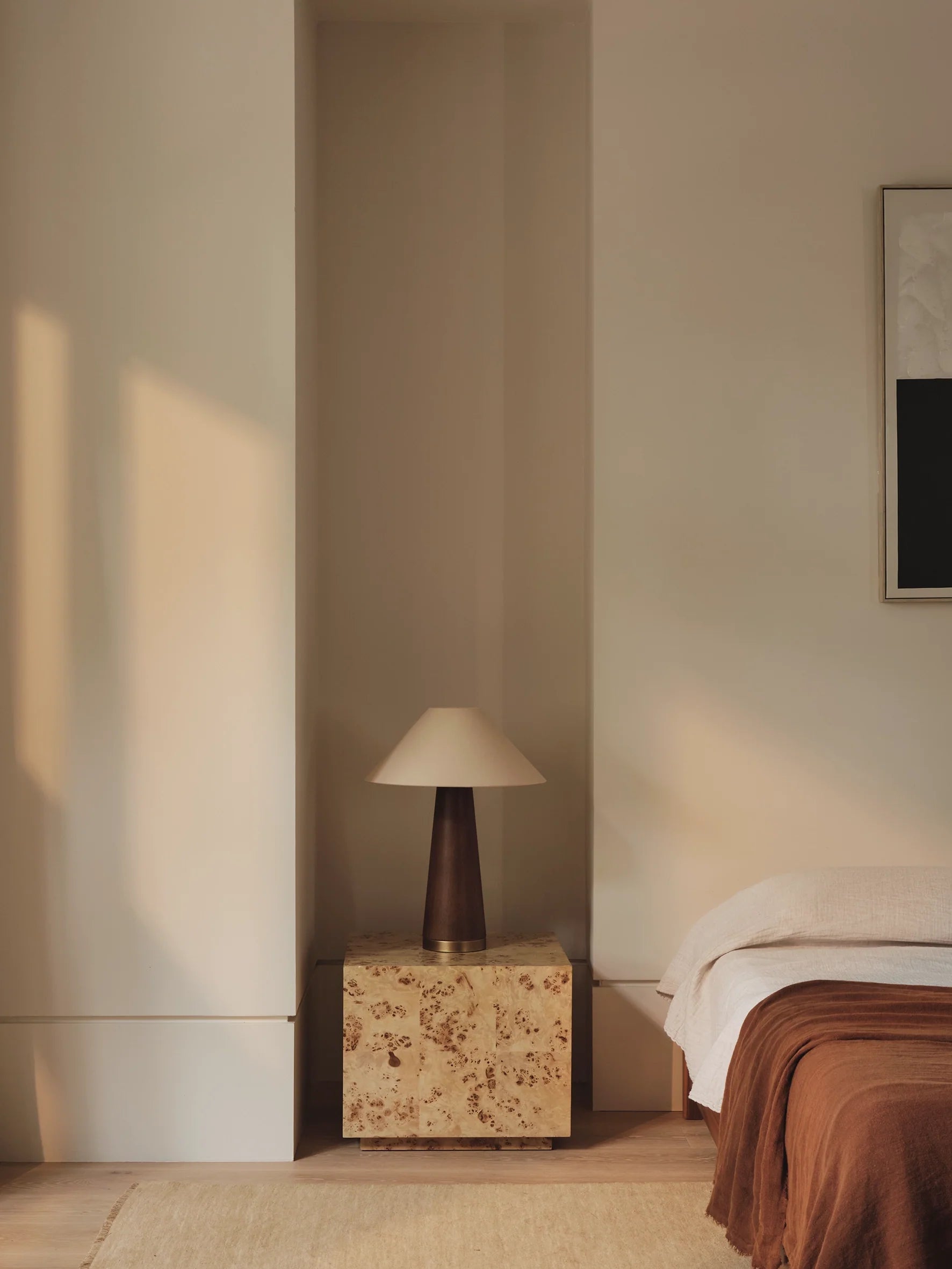 Kiley Lampe de Table Moderne en Bois