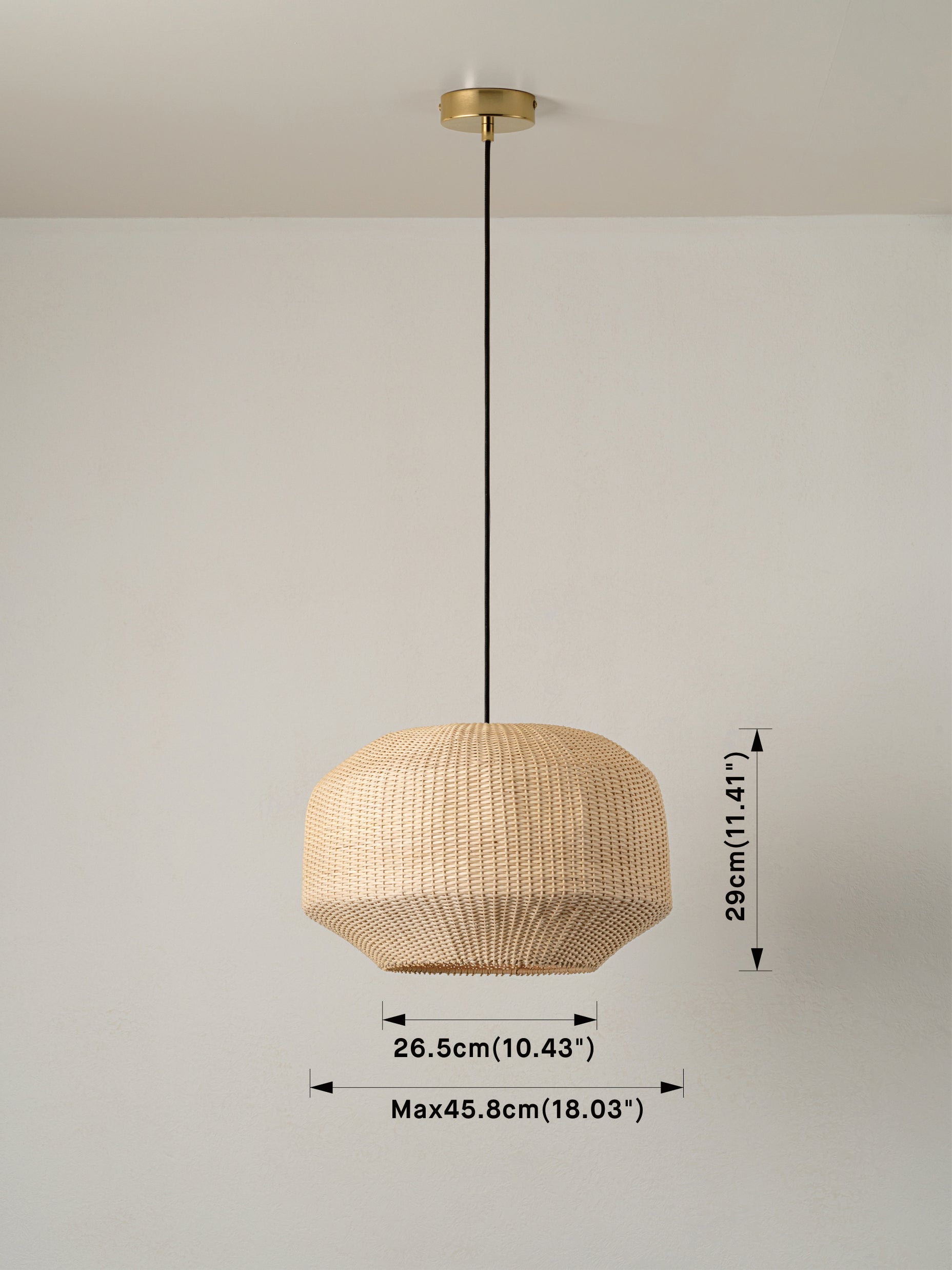 Jett Abat-jour Minimaliste en Bambou