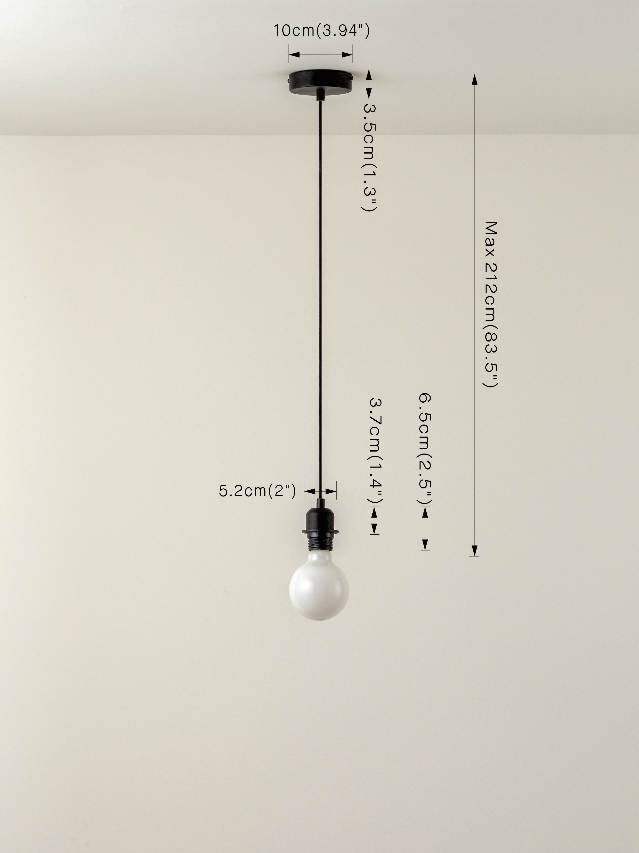 Hunter Plafonnier Moderne en Verre