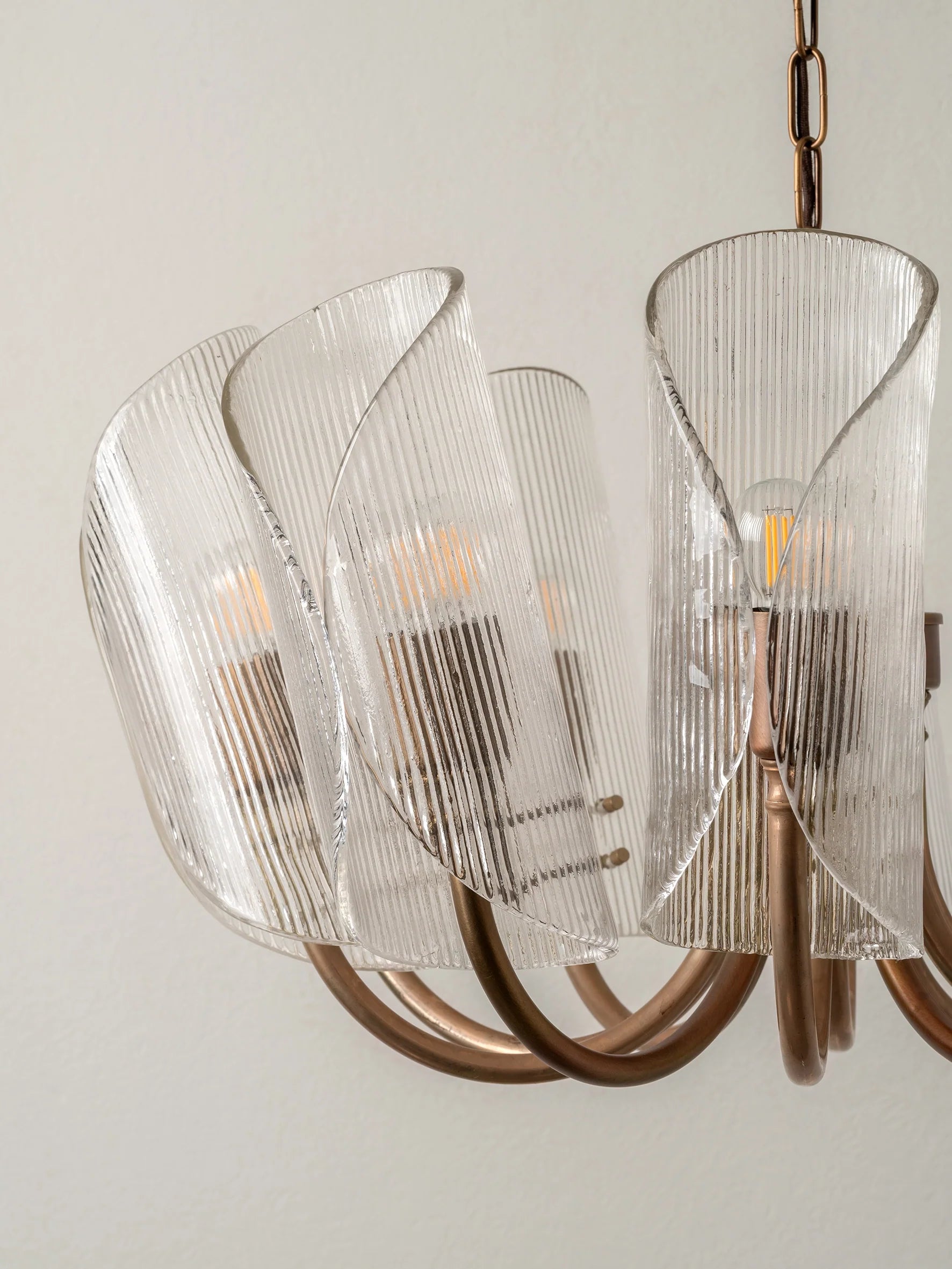 Jamie Lustre en Verre Moderne