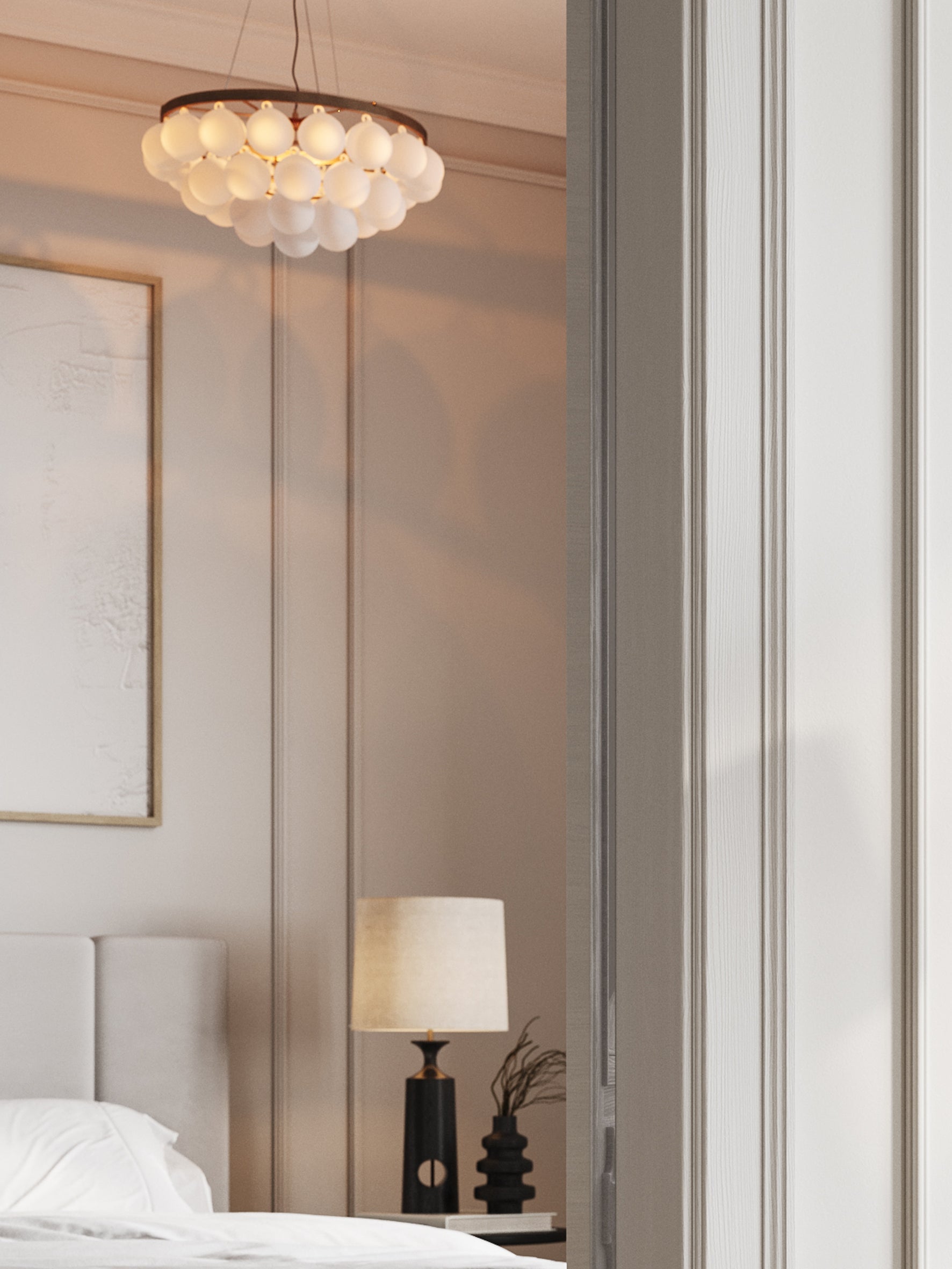 Eden Lustre Moderne en Laiton