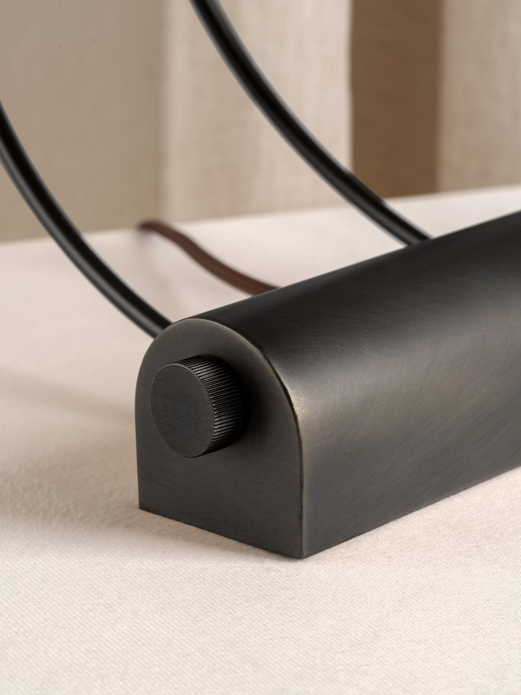 Clarke Lampe de Table en Tissu Moderne