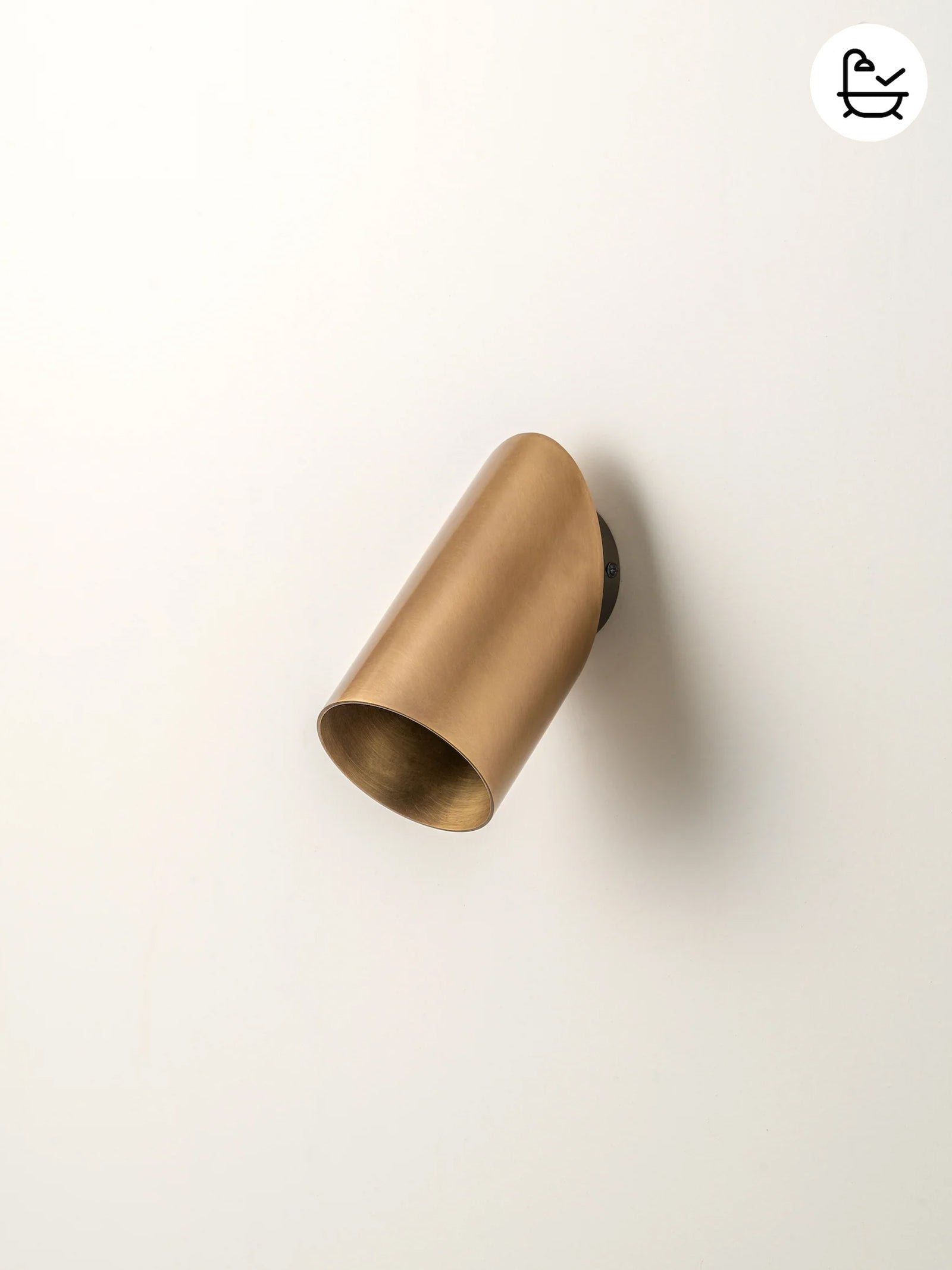 Guilla - Spot cylindrique coudé en laiton