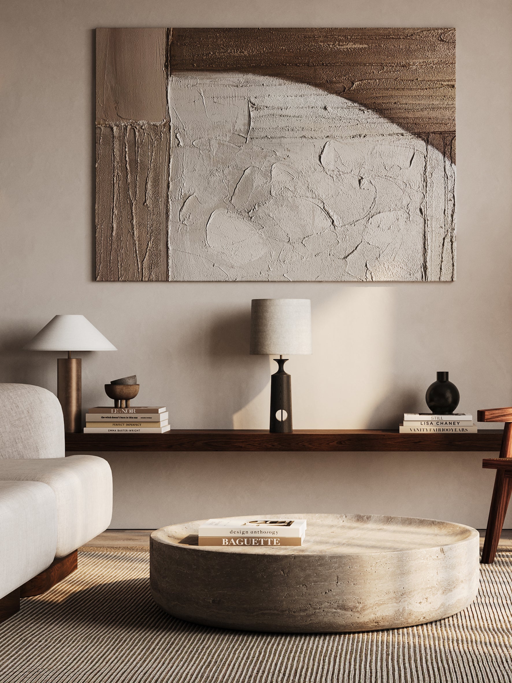 Kael Lampe de Table Moderne en Métal