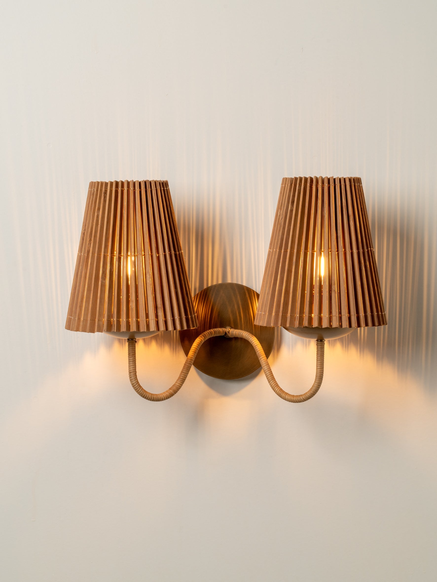 Kerr Applique Murale Vintage en Bois