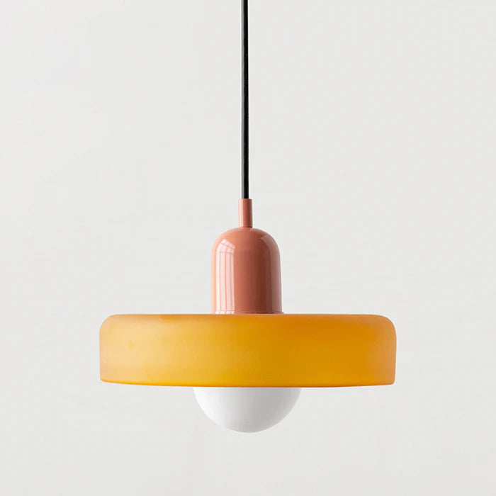 Valentina Suspension Ronde Vintage Verre Salon