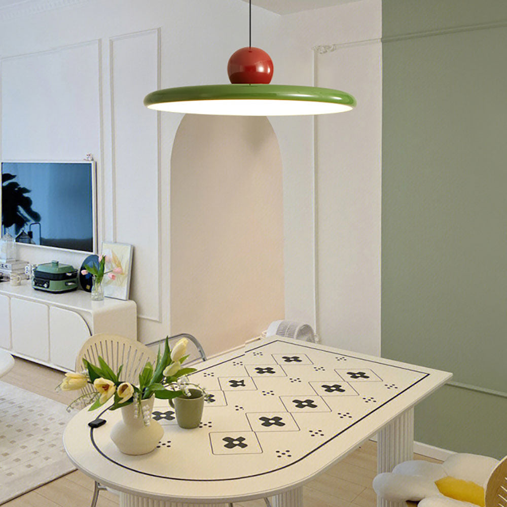 Aria Suspension Nordique Soucoupe Volante Rouge/Crème/Vert