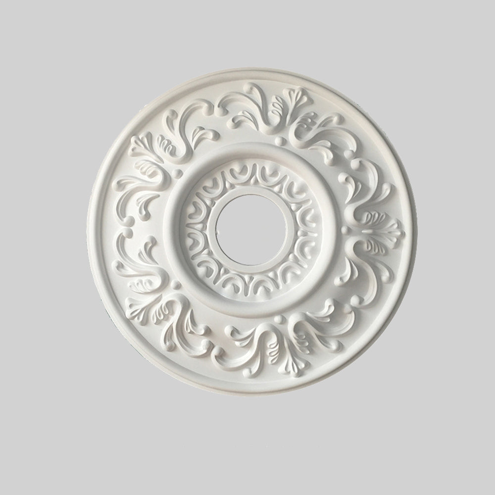 Ray Plaque de Plafond en Plâtre Vintage de style français, Accessoires d'éclairage, 4 Style
