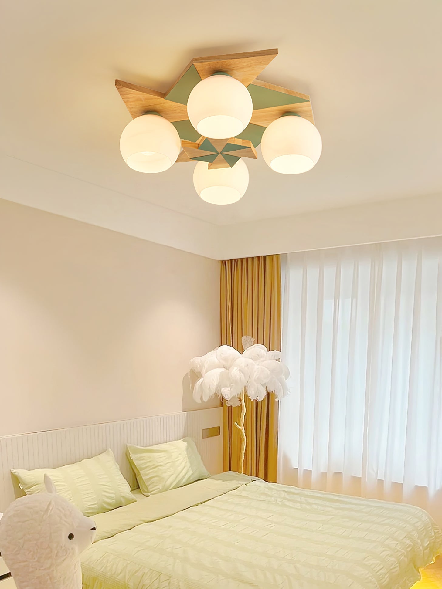 Ewooda Wooden Ceiling Lamp - Letslighting