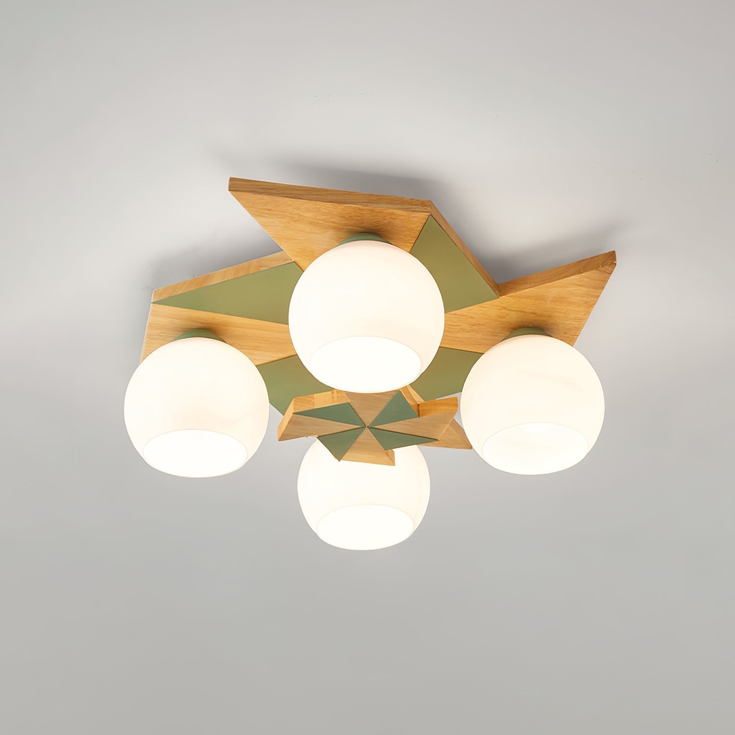 Ewooda Wooden Ceiling Lamp - Letslighting