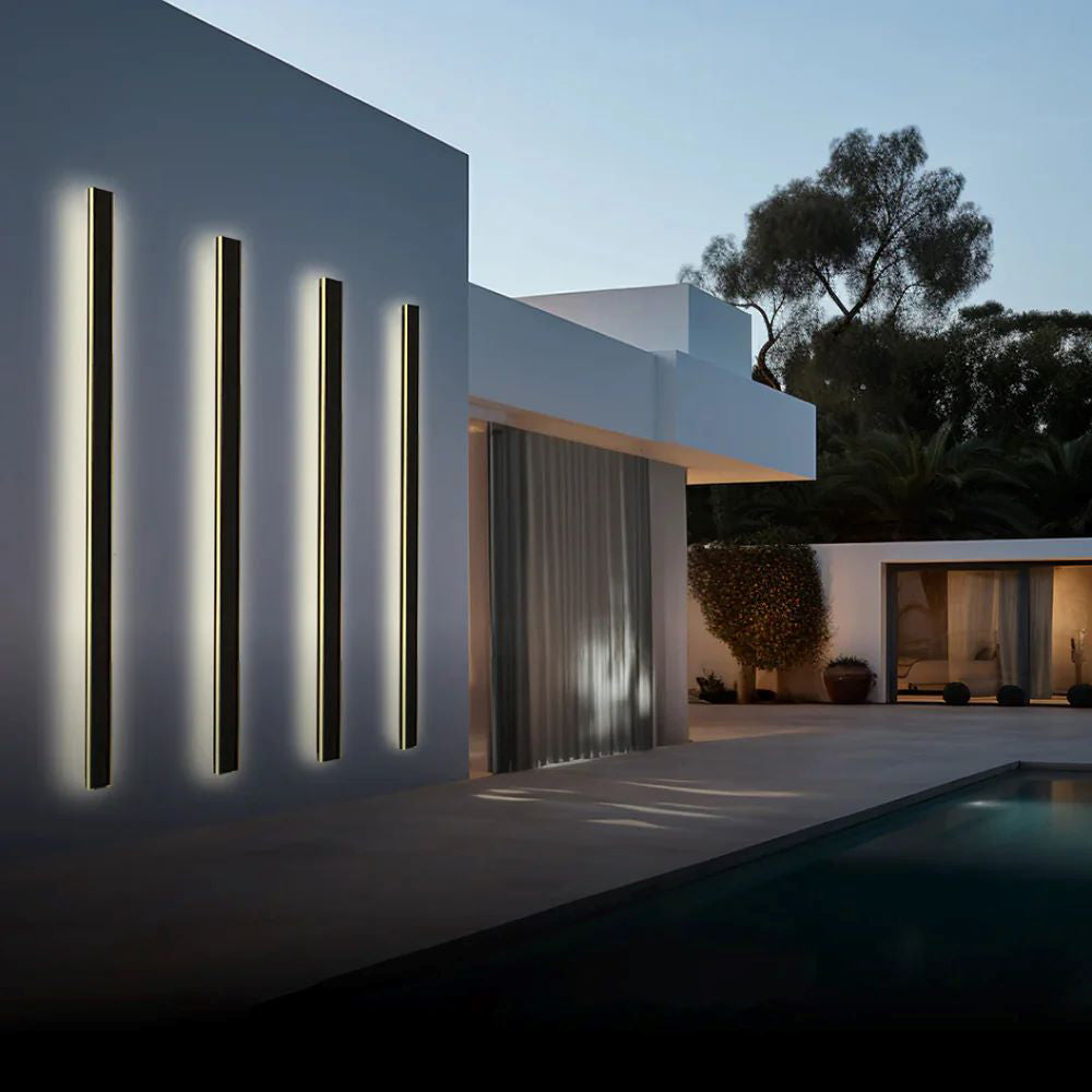 Arisha  Applique Murale Extérieur LED Étanche Minimaliste Métal Cour