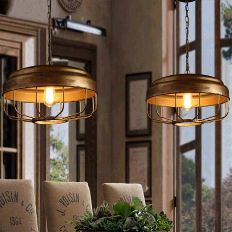 Silva Industriel LED Suspension Métal/Verre Chambre À Coucher/Salle À Manger