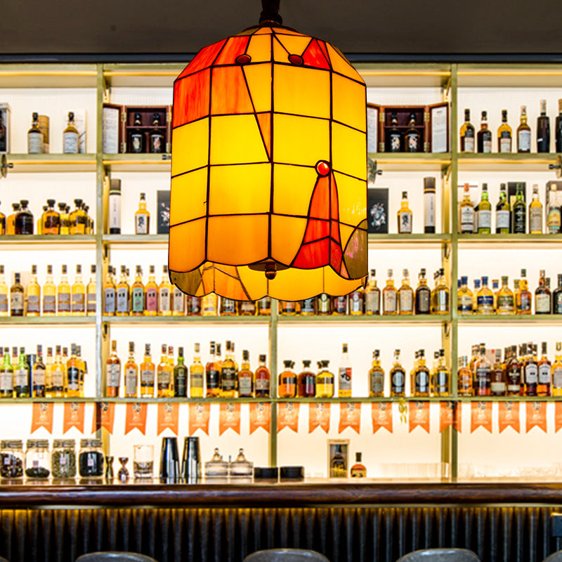 Tiffany Moderne LED Suspension Métal/Verre Salle À Manger/Bar