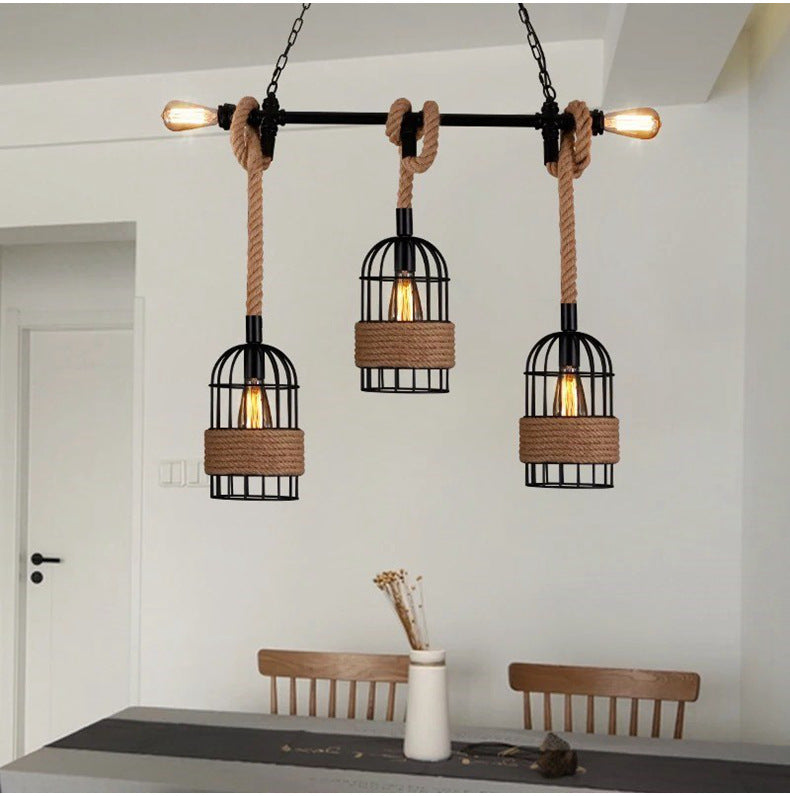 Epoch Suspension LED Rétro en Métal Noir Pour Café/Bar/Salle à Manger